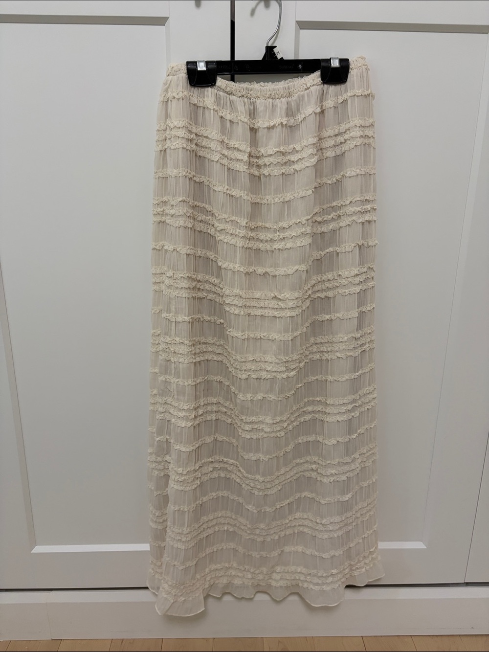 Cream Ruffled Two-Piece Dress Set - Picture 3 of 3